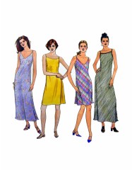 2219 PULLOVER BIAS SLVLSS DRESS 2 LENGTHS 2 HR PATTERN 8-12